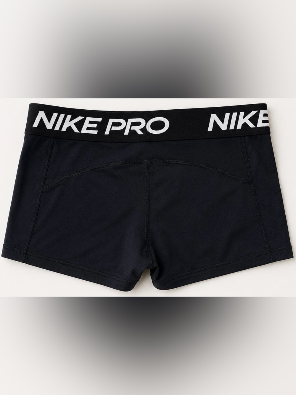 Nike Pro Black Women’s Compression Bike Shorts with White Swoosh - Picture 5 of 5